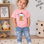 Chicken Loves Waffles- Toddler Tee
