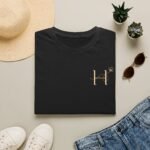 Honey & Herb Black & Gold Tee